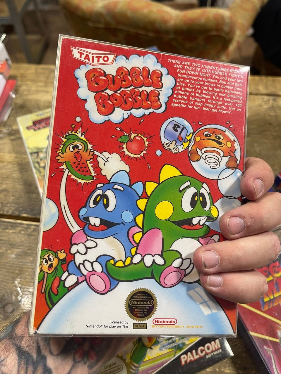 Gioco nintendo nes Bubble Bobble
