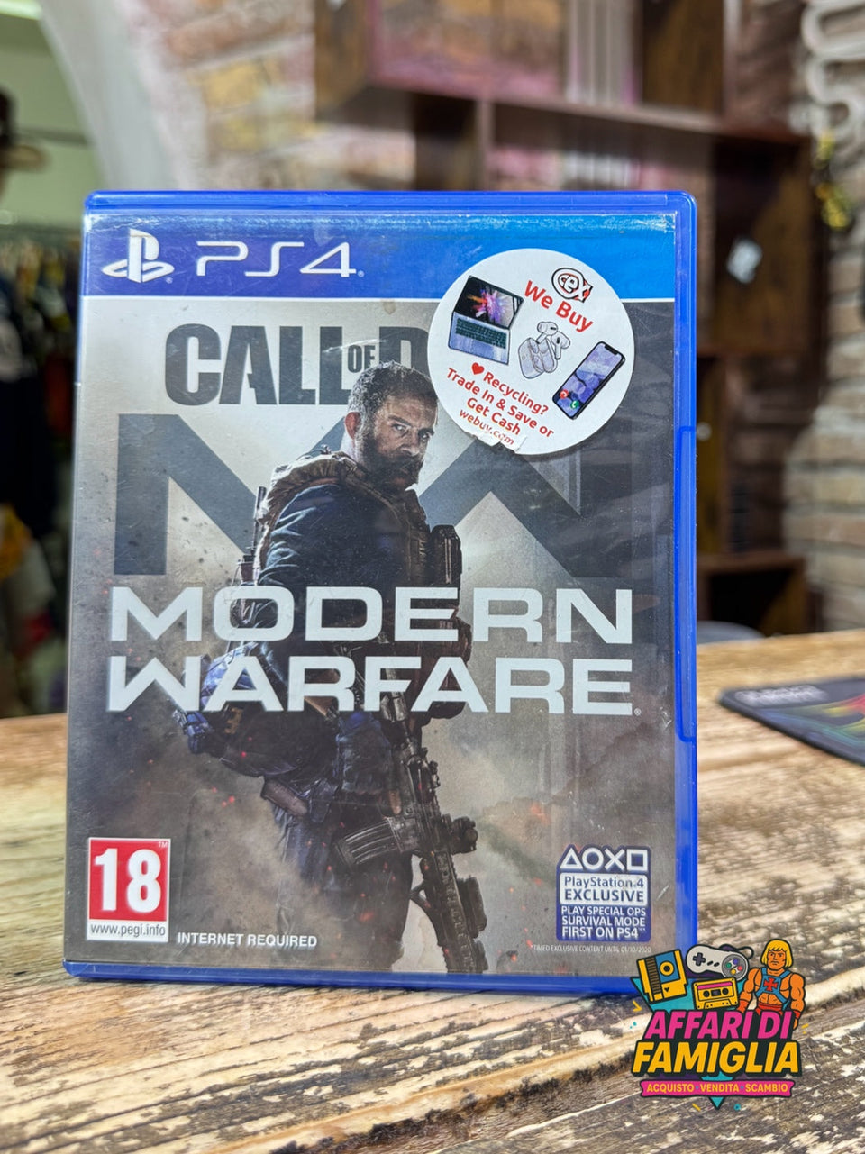 Gioco call of duty modern warfare ps4 Playstation 4