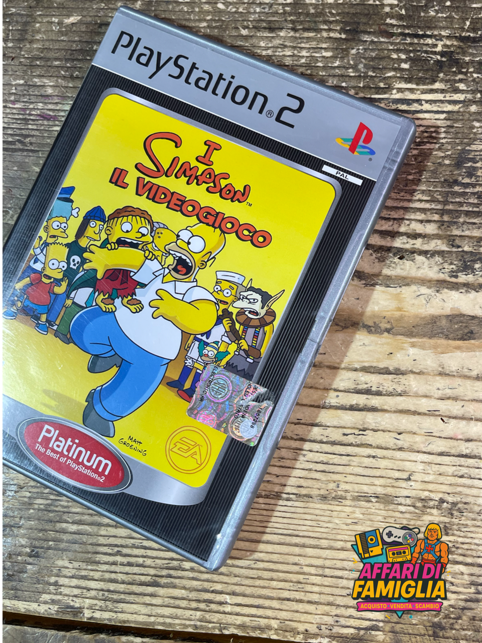the simpsons platinum playstation 2 ps2 pal