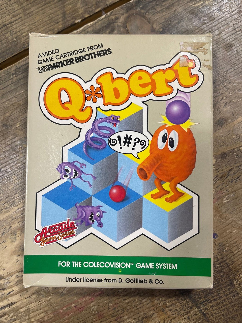 Videogioco Colecovision Q*Bert CIB