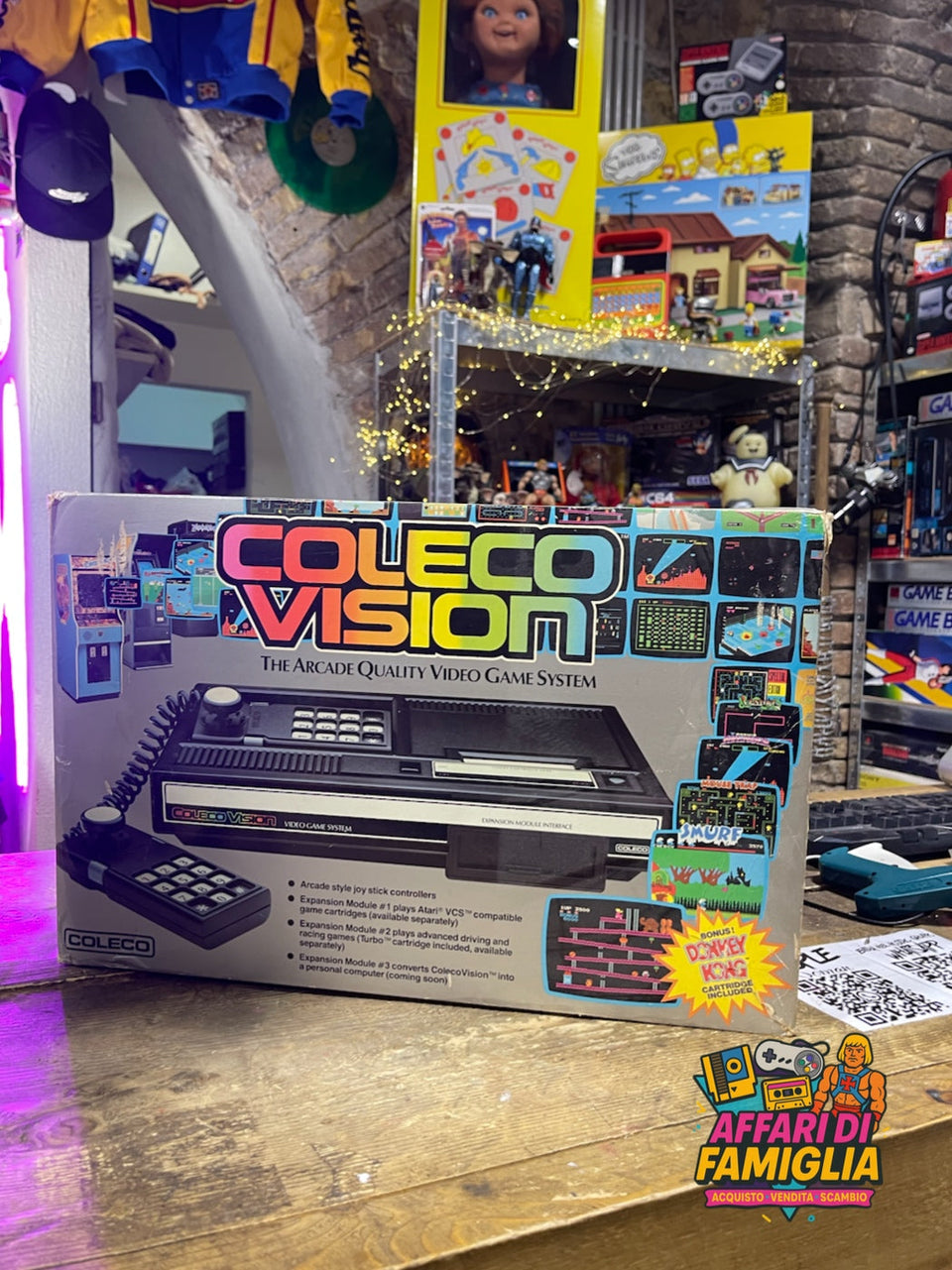 Console ColecoVision – The Arcade Quality Video Game System (1982) – Boxed