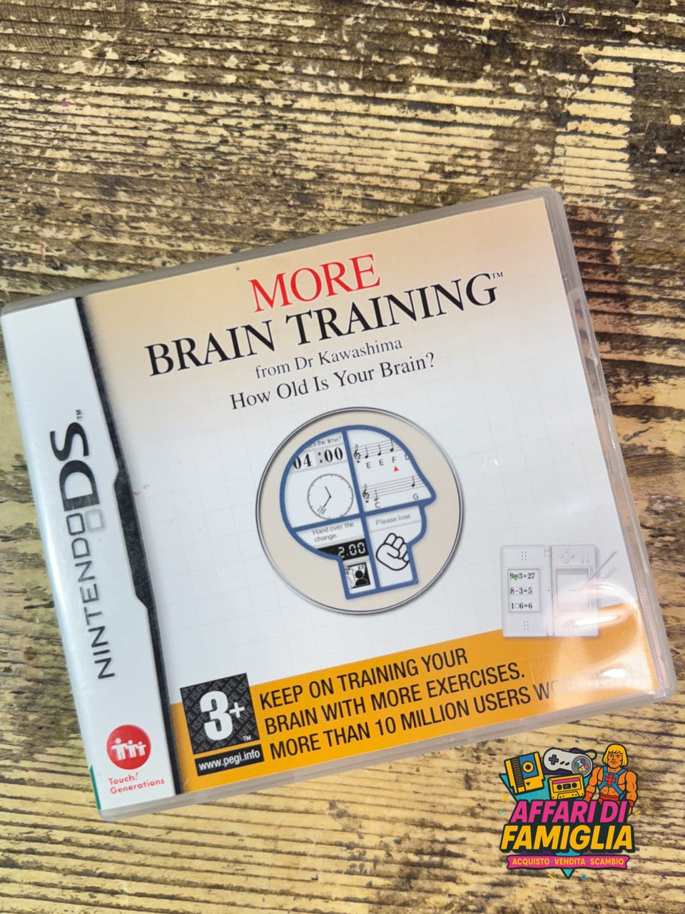 Gioco nintendo ds more brain training
