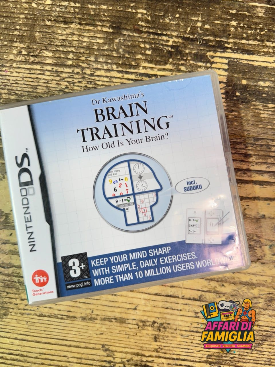 Gioco nintendo ds brain training