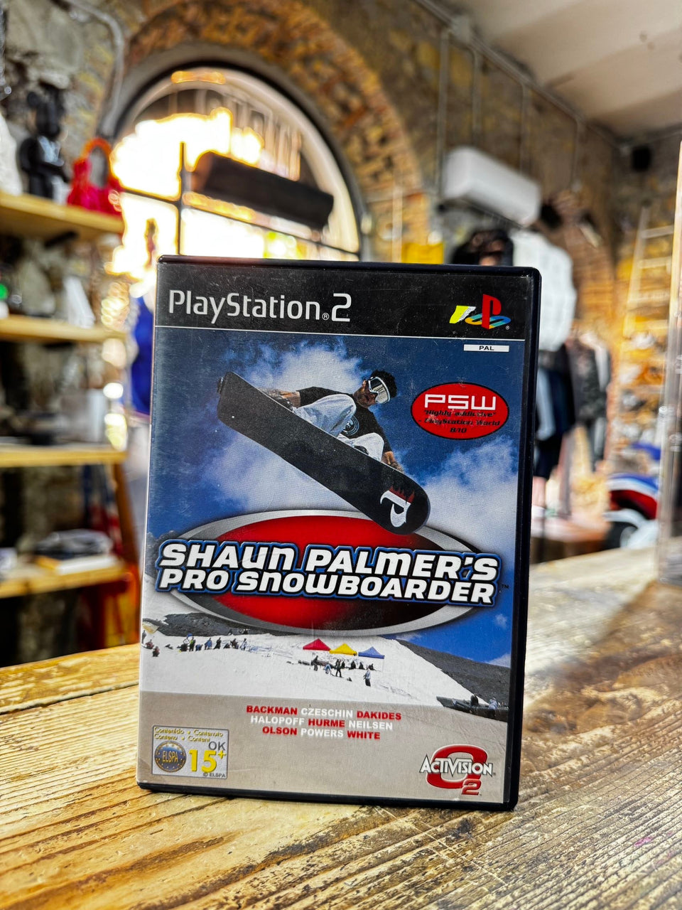 shaun palmer's pro snowboarders playstation 2 sony ps2 pal cib