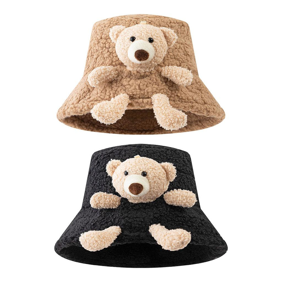 Cappello Bucket Stuffed Teddy Bear