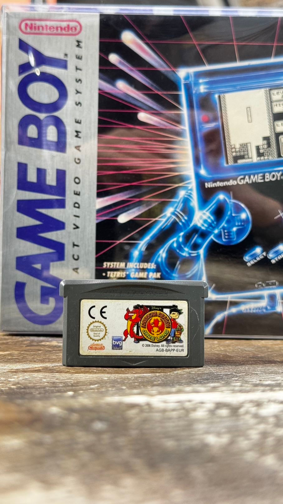 American dragon jake long game boy advance gba loose