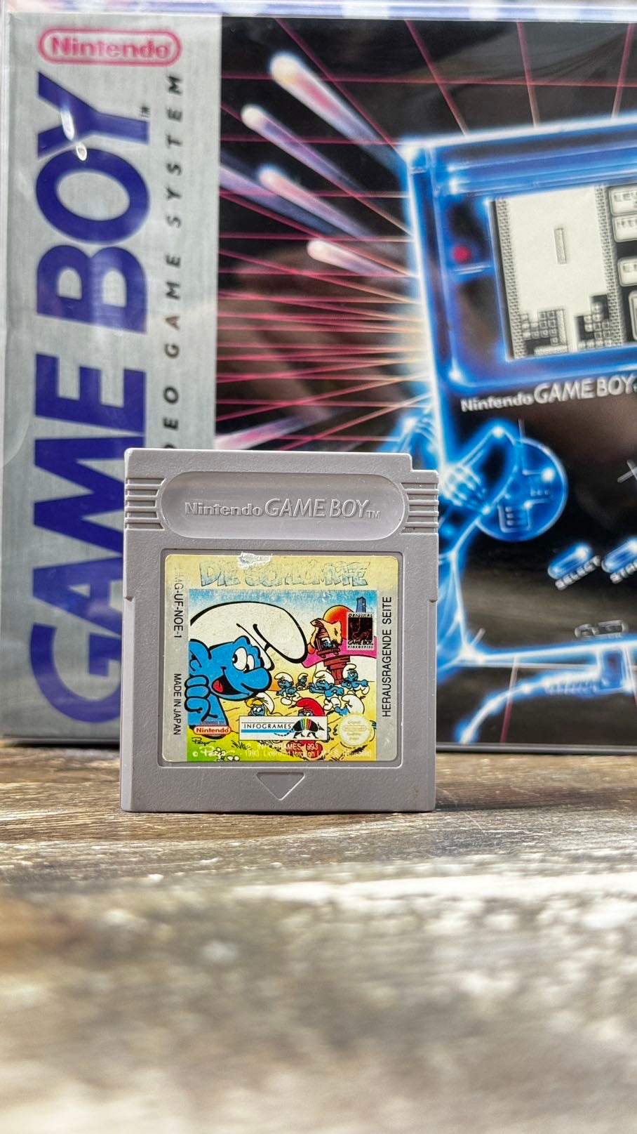 I puffi smurfs Nintendo game boy gb loose