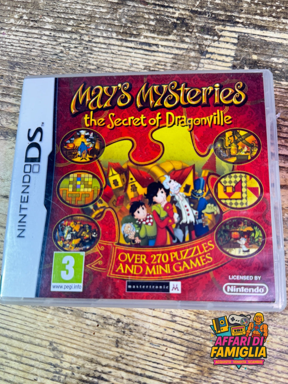 Gioco nintendo ds mays mysteries the secret of dragonville