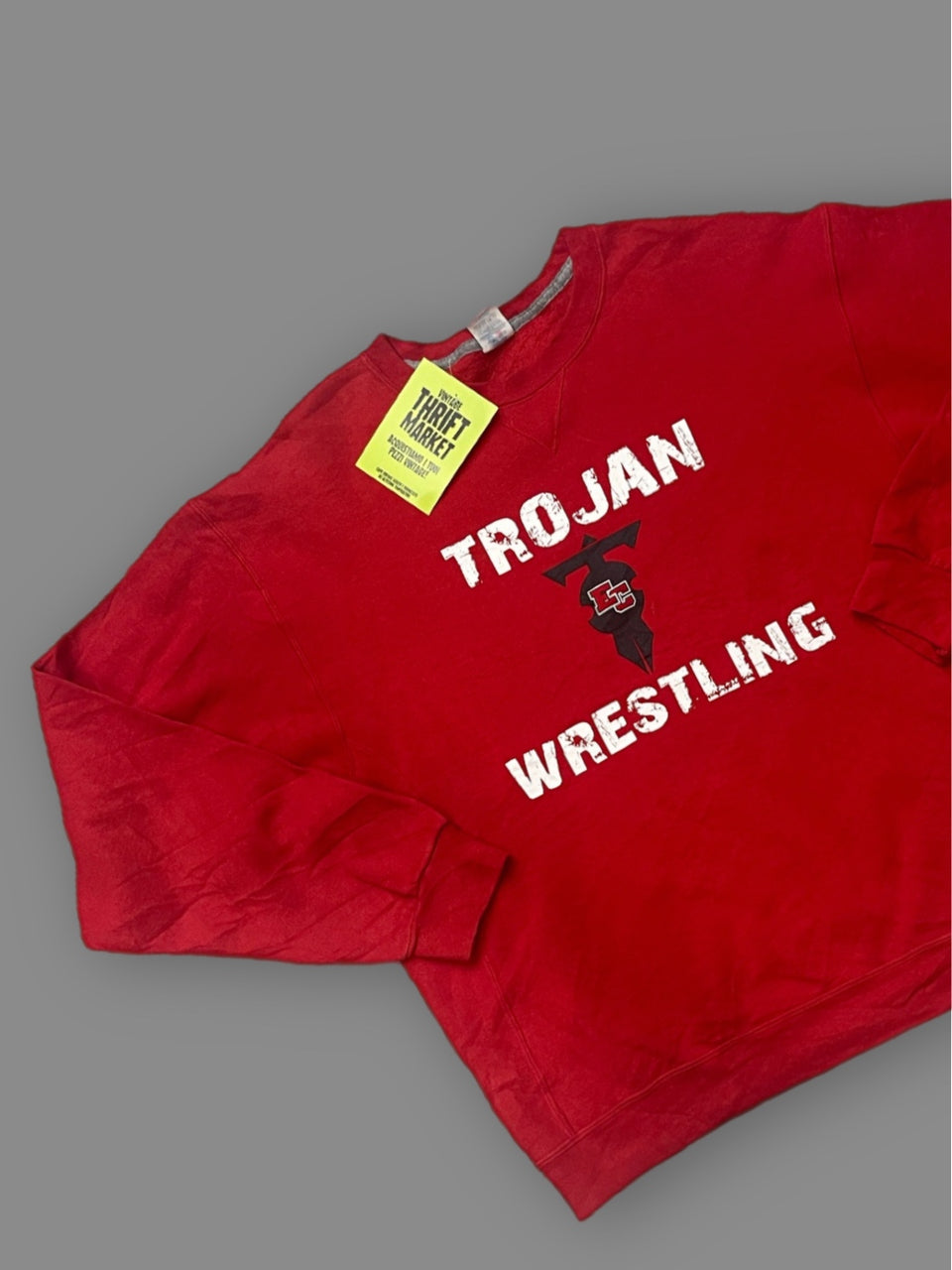 Felpa vintage Trojan Wrestling tg L