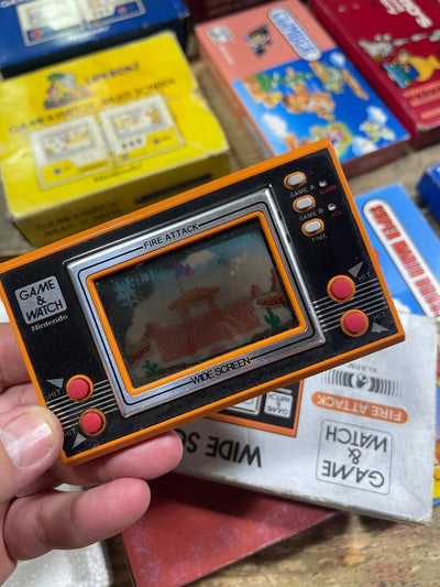Game Watch Fire Attack nintendo Retrogame