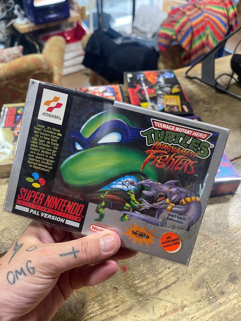 Gioco Turtles tournament fighters Super Nintendo Pal