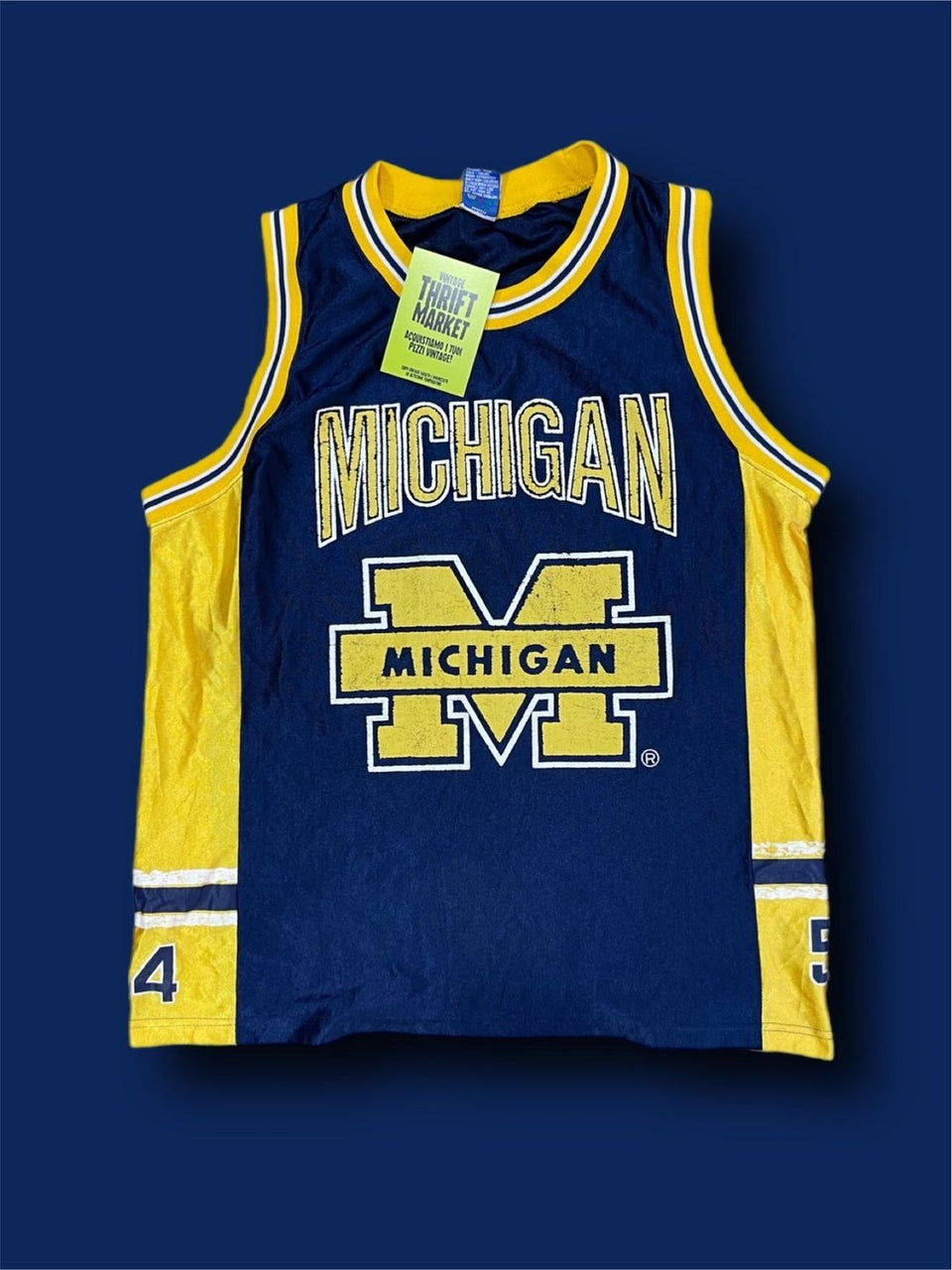 Canotta NBA Michigan vintage tg L