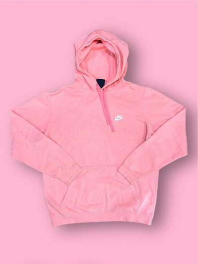 Felpa Nike hoodie vintage tg L rosa Thriftmarket BAD PEOPLE