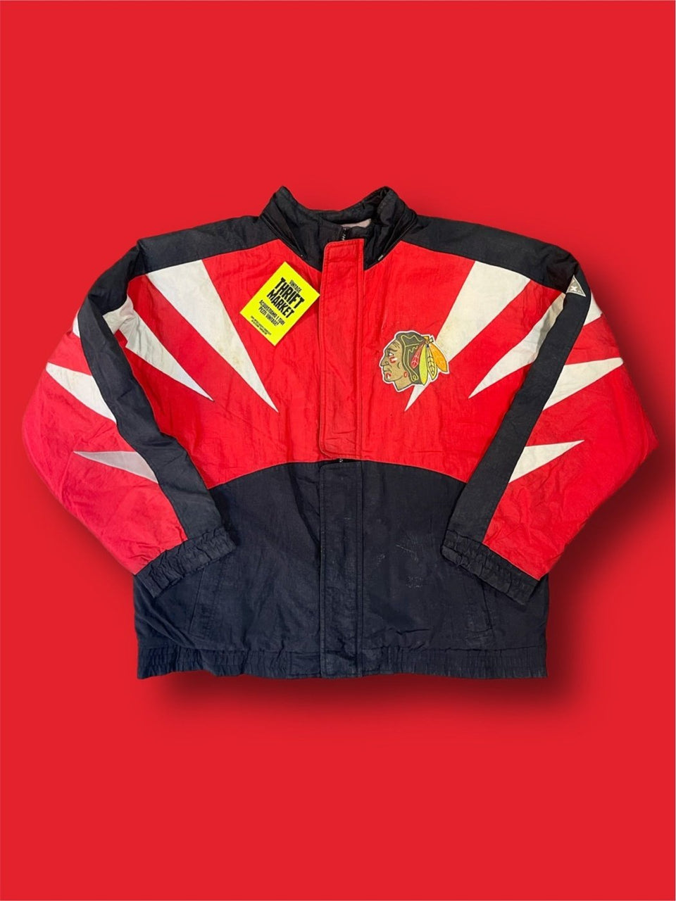 Bomber chicago Blackhawks vintage tg L