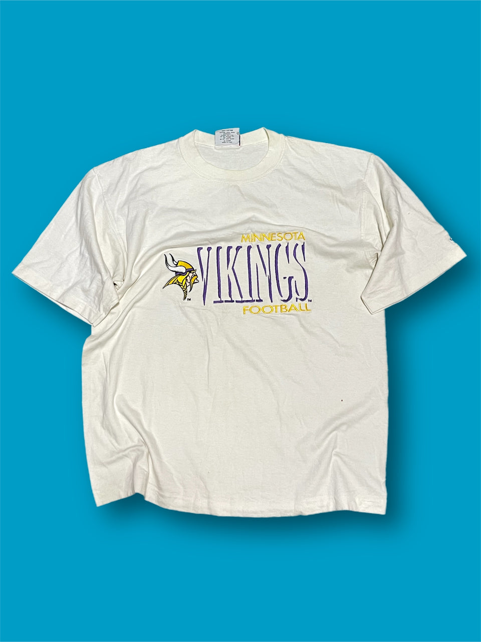 T-shirt NFL Minnesota Vikings vintage tg L