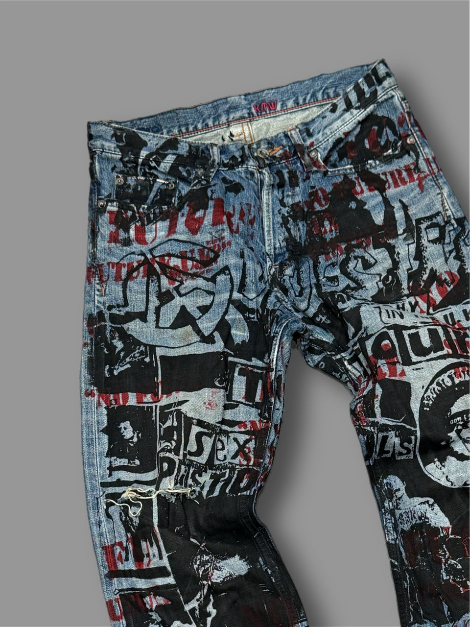 Pantalone Jeans custom vintage tg 43 ita