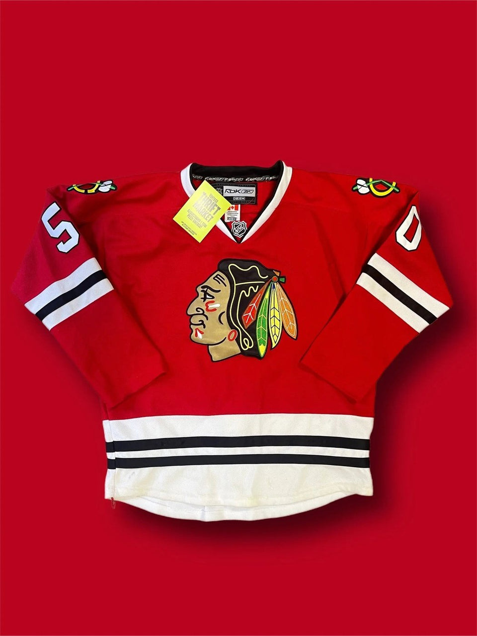 Maglia NHL Reebok CCM 50 Black Hawk