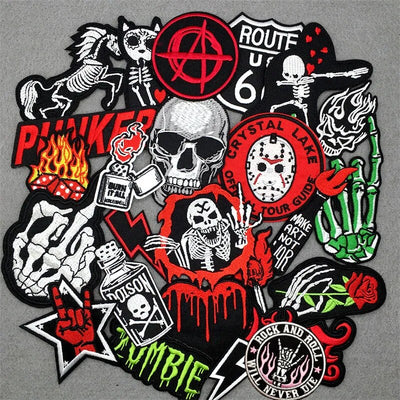 25pcs punk rock patch ricamate MUST HAVE BAD PEOPLE