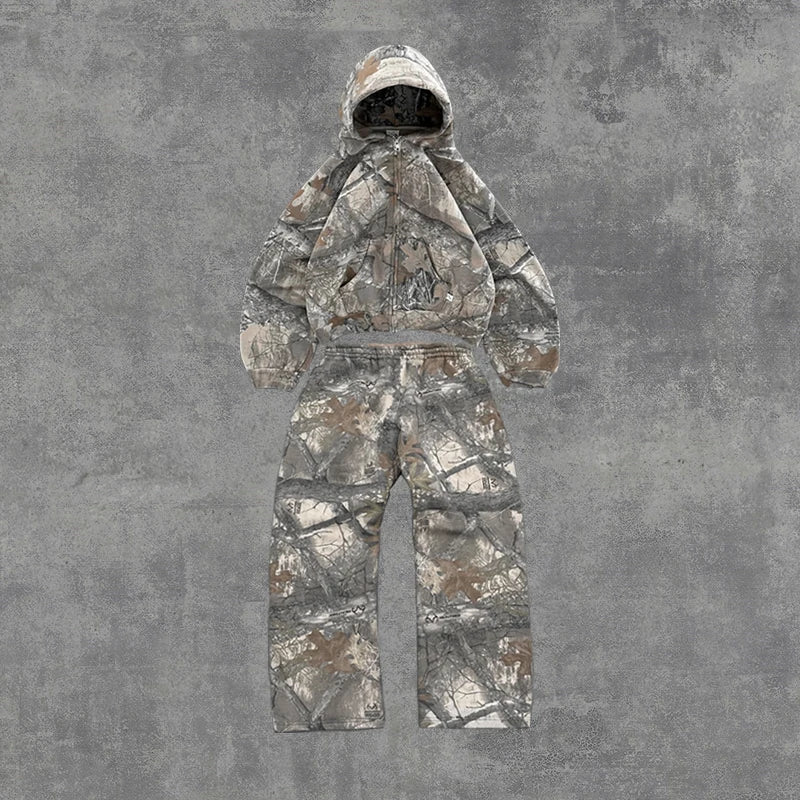 Completo tuta due pezzi unisex realtree
