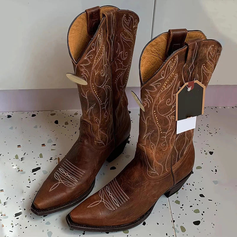 Stivale Texas Vera Pelle