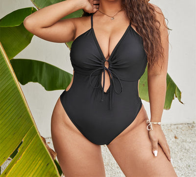 Large Size One-Piece costume intero mare donna MUST HAVE