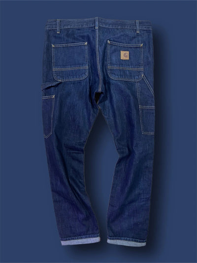 Pantalone jeans Carhartt vintage tg 33x32 blu Thriftmarket