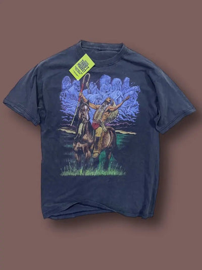T-shirt Indiani west vintage tg L Thriftmarket