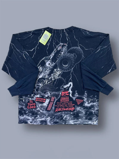 T-shirt Racing GRAVE DIGGER Race Team vintage tg XXL Thriftmarket
