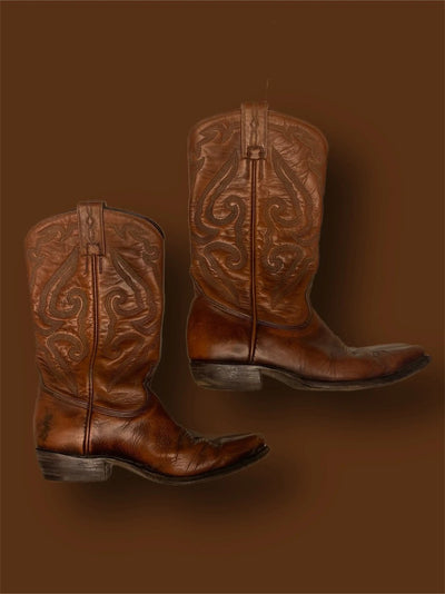 Texano Mexicana pelle vintage tg 40 Thriftmarket