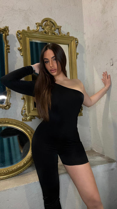 jumpsuit monospalla irregular donna unica Consegna 24h